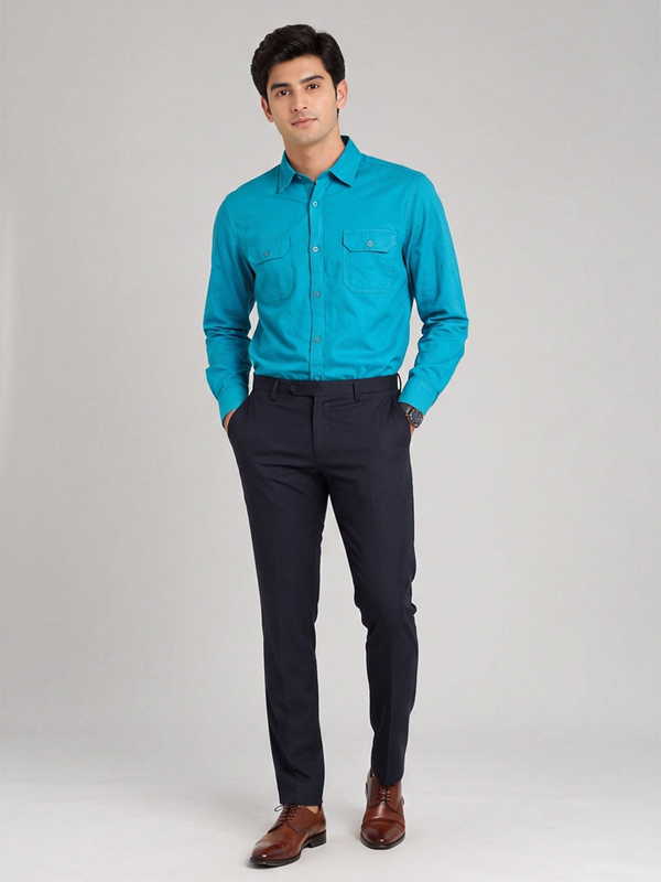Allen Solly Men's Casual Linen Shirt | Breathable & Stylish