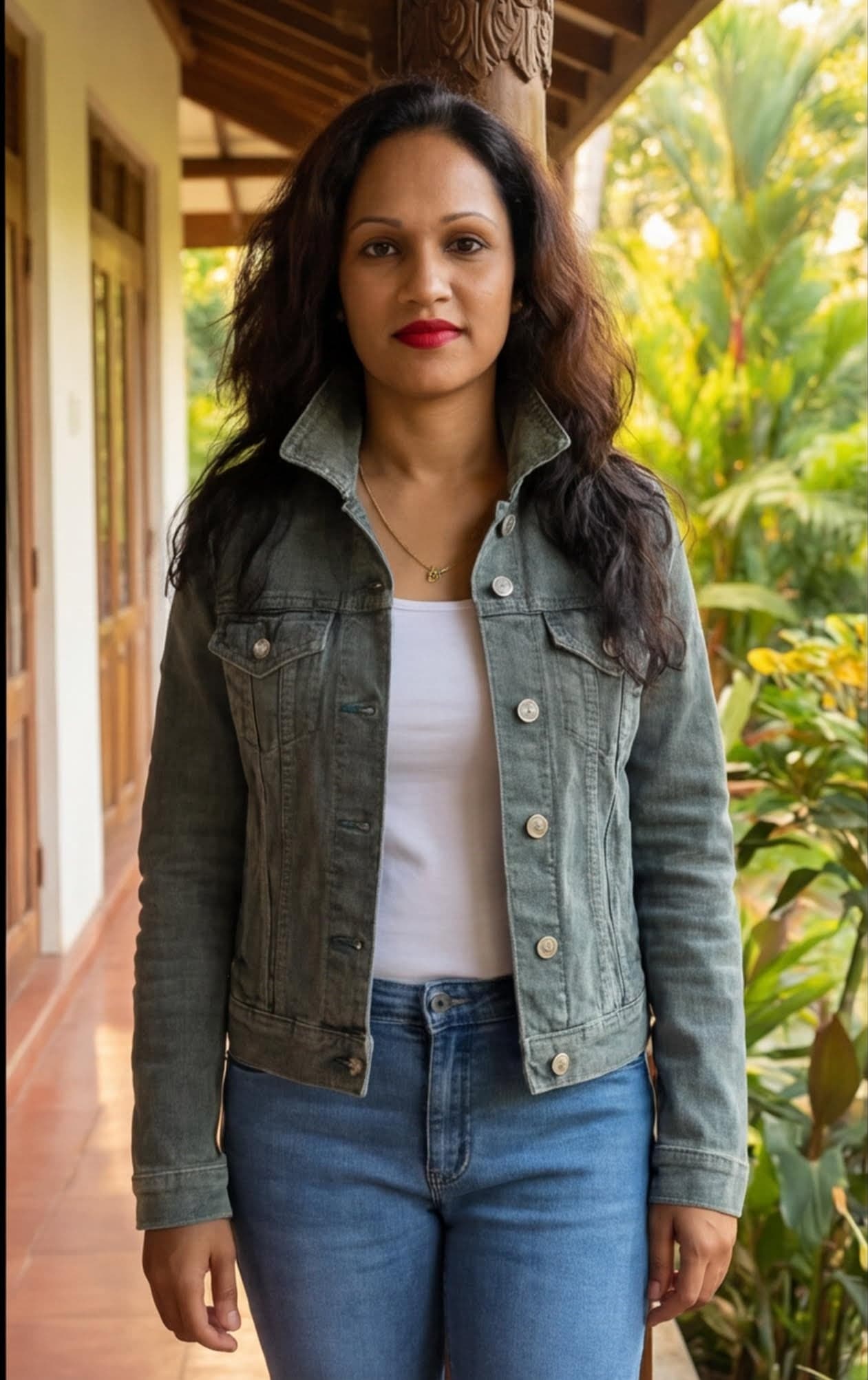 Grey denim jacket