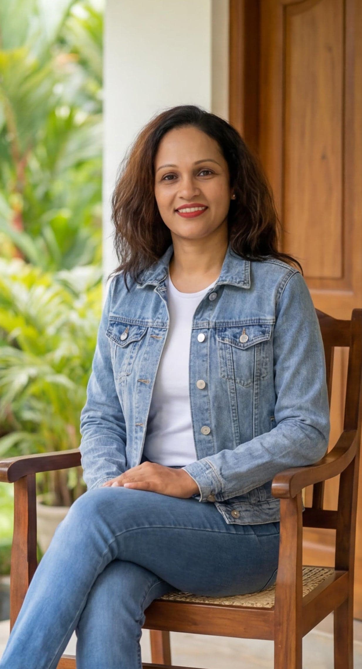 Light blue denim jacket — image 4