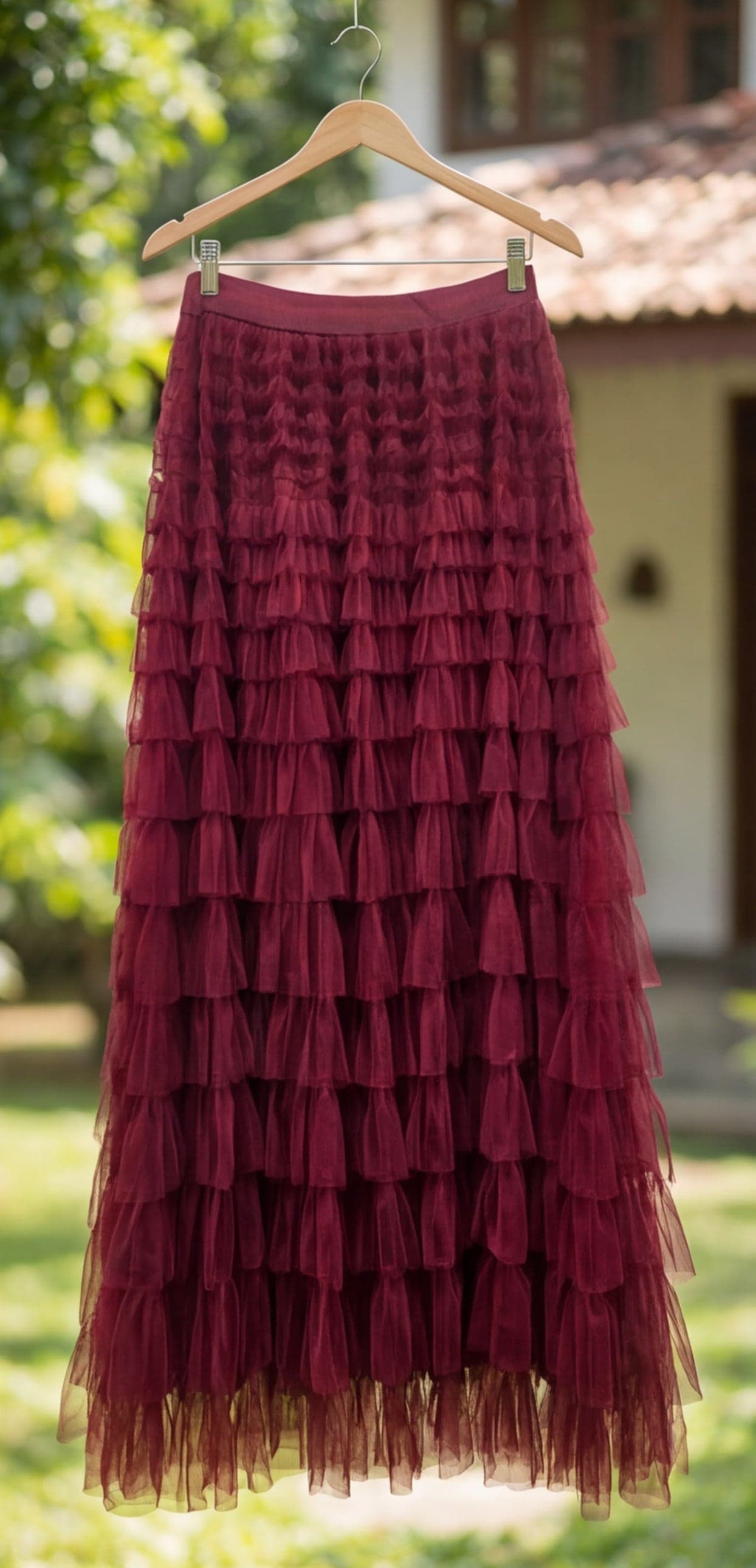 Merun Ruffle Skirt — image 7