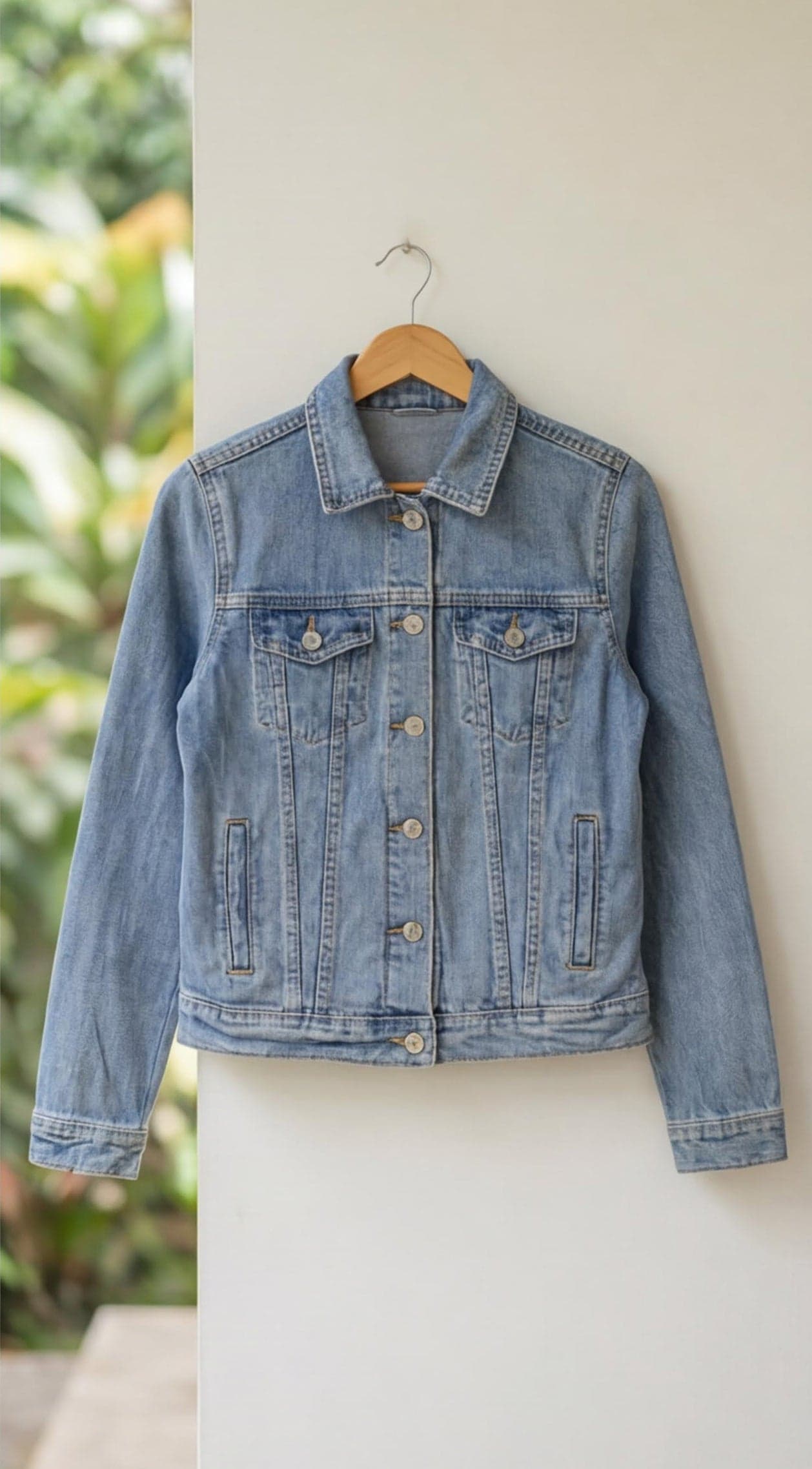 Light blue denim jacket — image 5