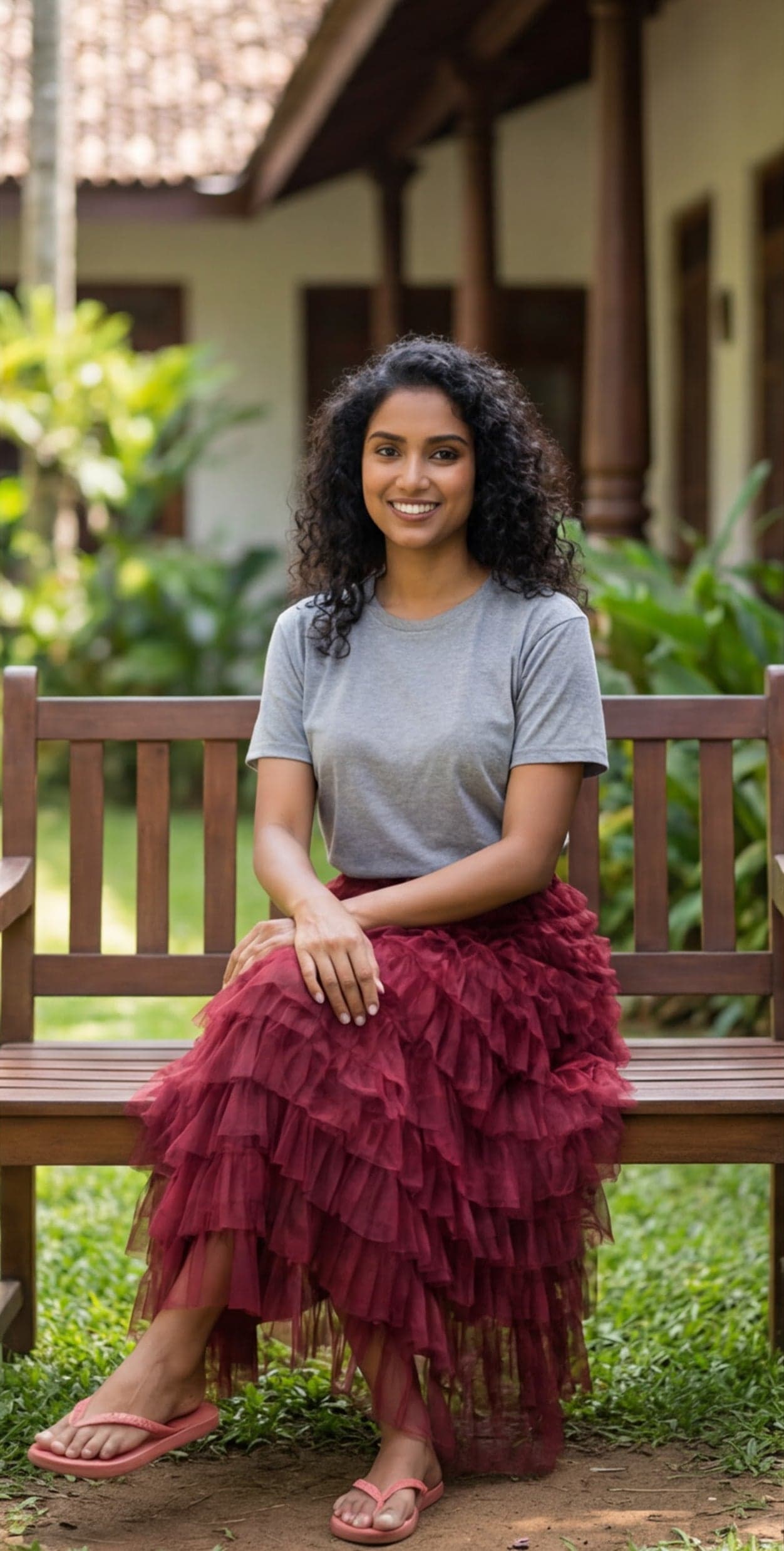 Merun Ruffle Skirt — image 6