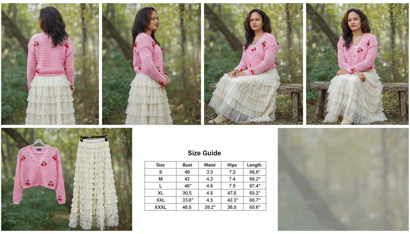 Polka Dot Ruffle Tiered Maxi Skirt - Elegant & Flowy