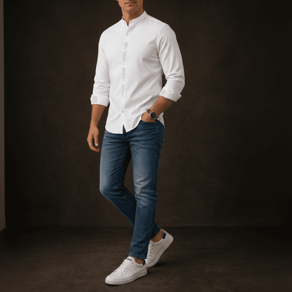 Mens White Shirt Sri Lanka