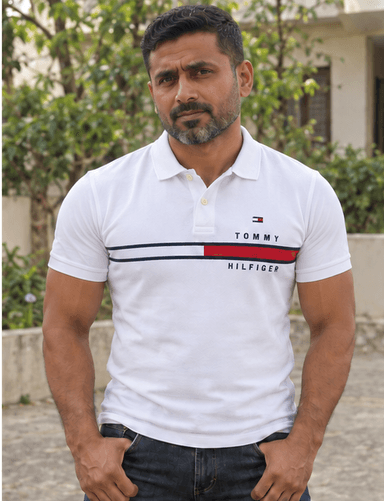 Tommy Hilfiger Men's Colorblock Logo Polo Shirt | Classic Fit
