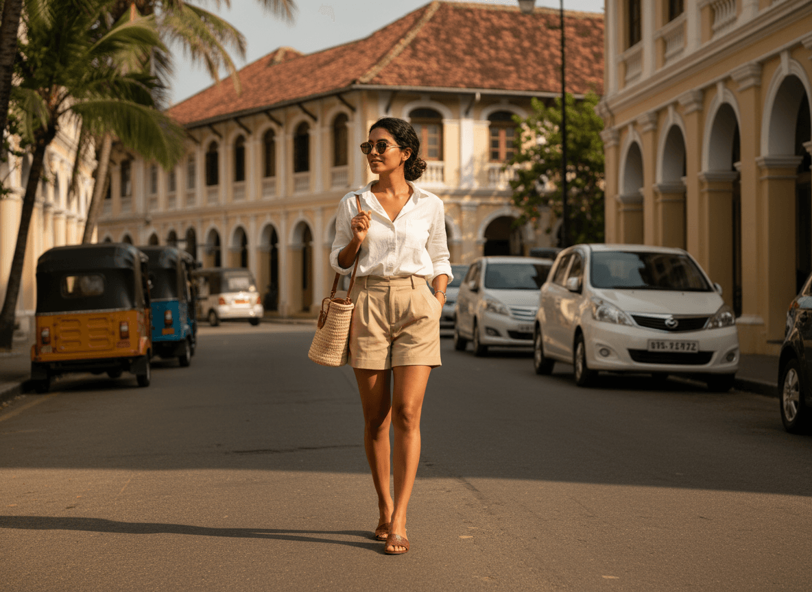 styling shorts women in Sri Lanka