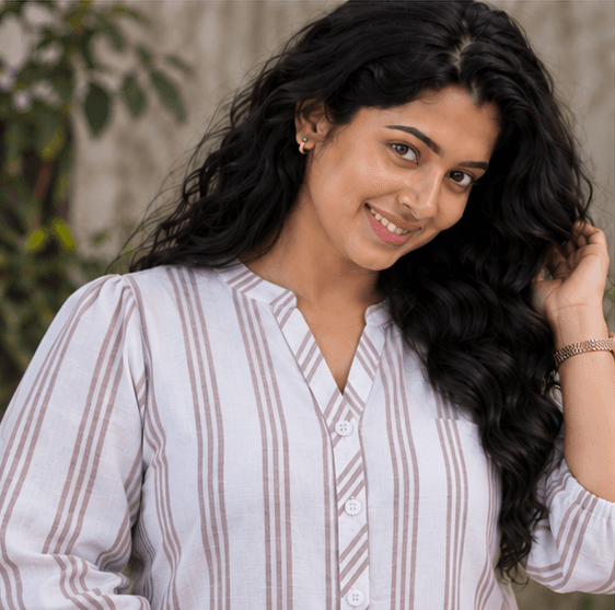 Women's White Striped Top Sri Lanka — image 4