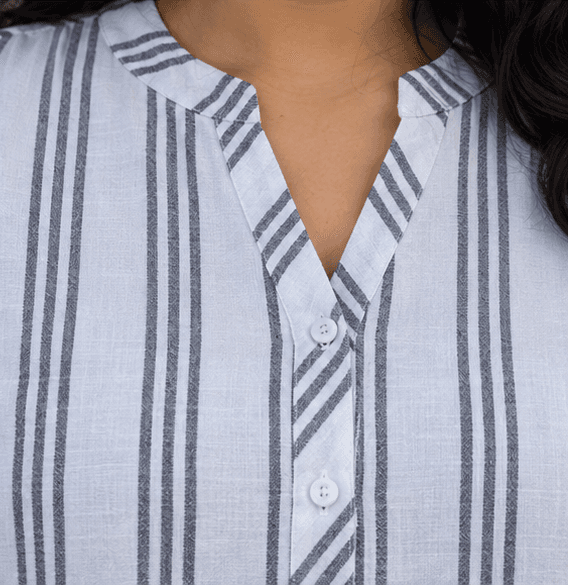 Women's Grey Striped Top Sri Lanka — image 5