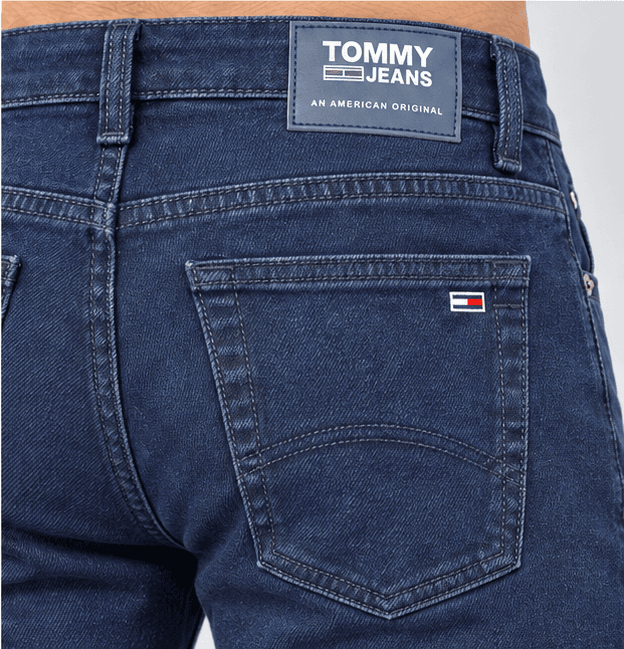Tommoy Men's Slim Fit Dark Wash Denim Jeans | Classic American Style — image 3