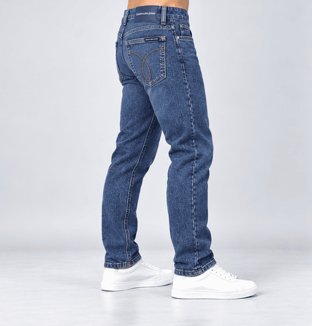 Calvin Klein Men's Slim Fit Jeans - Medium Blue Wash — image 3