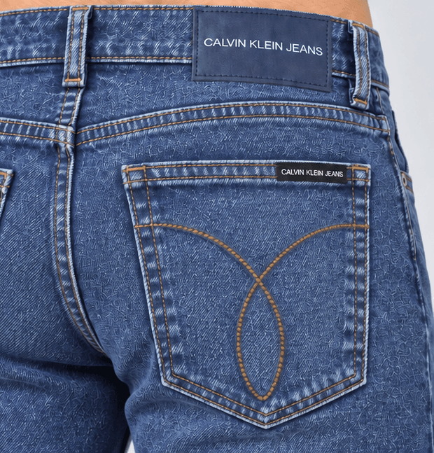 Calvin Klein Men's Slim Fit Jeans - Medium Blue Wash — image 4