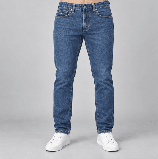 Calvin Klein Men's Slim Fit Jeans - Classic Blue Wash Denim