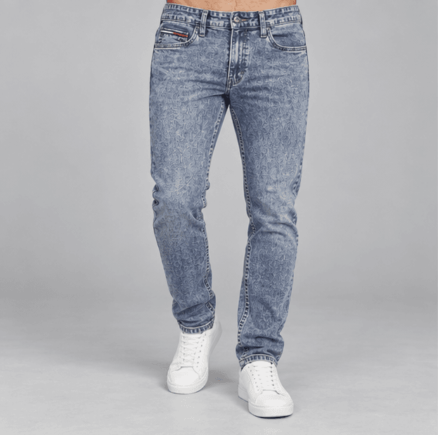 Tommy Hilfiger Steve Slim Fit Jeans | Light Acid Wash Denim