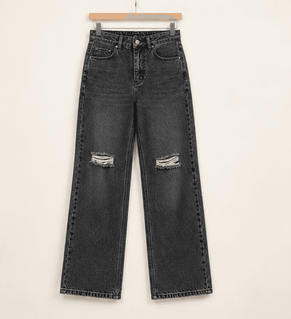 Women's Black Patch Jeans Sri Lanka — image 3