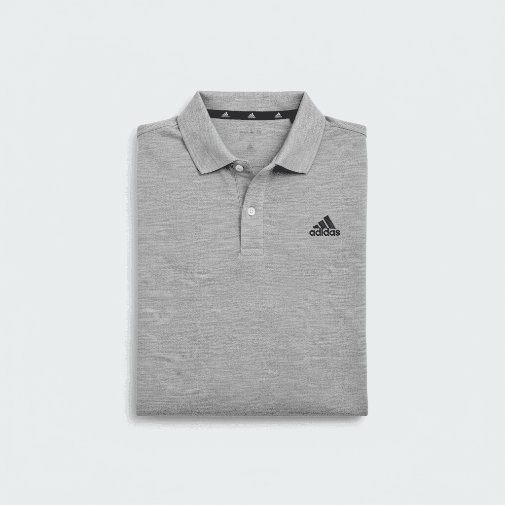 Mens Grey Adidas Polo Shirt Sri Lanka — image 4
