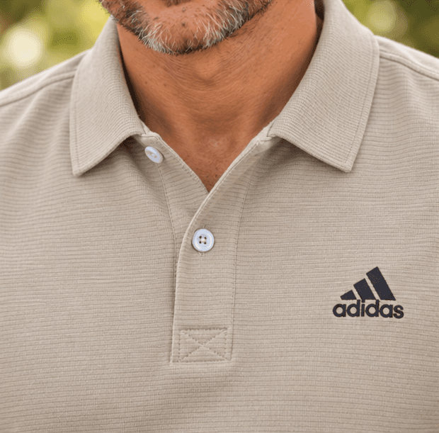 Mens Cream Adidas Polo Shirt Sri Lanka — image 3