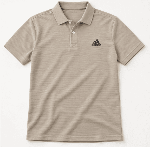 Mens Cream Adidas Polo Shirt Sri Lanka — image 4