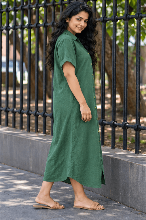 Women's Green Midi Dress Sri Lanka — image 3
