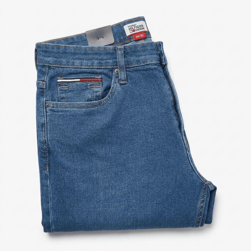 Tommy Hilfiger Men's Steve Slim Fit Jeans - Classic Blue Denim