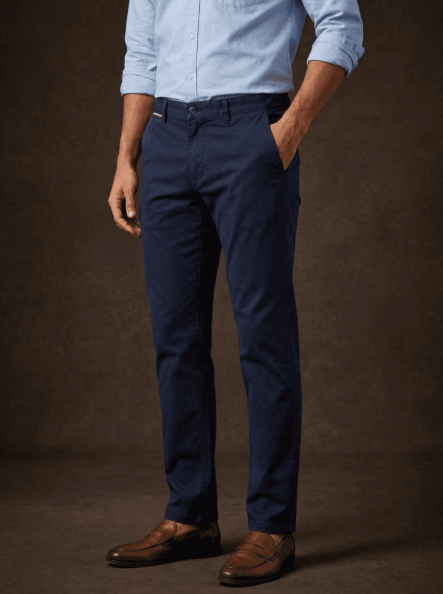 Tommy Hilfiger Men's Classic Cotton Chino Pants - Slim Fit