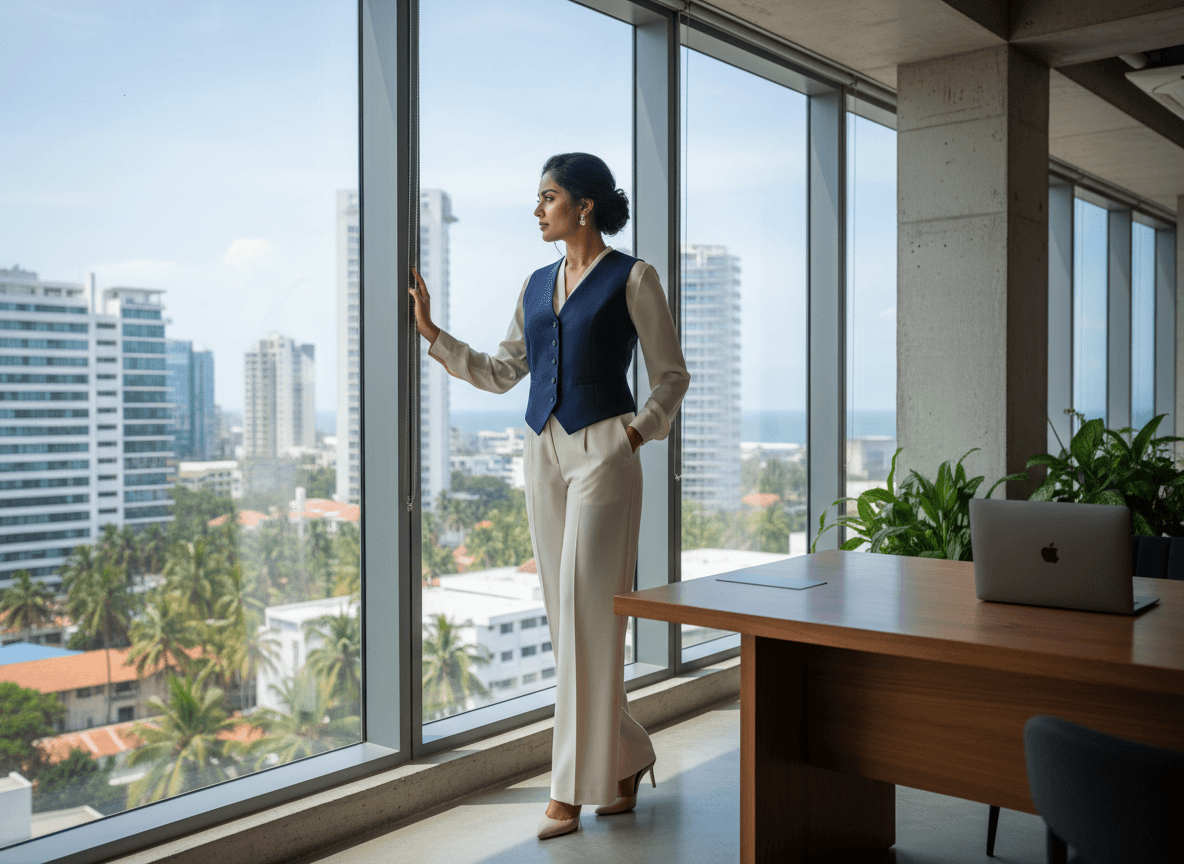 Tropical Office Siren: Power Dressing in Sri Lanka 2026