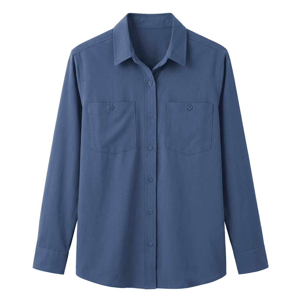 Eddie Bauer Women's Departure Long-Sleeve Travel Shirt in Navy — image 2