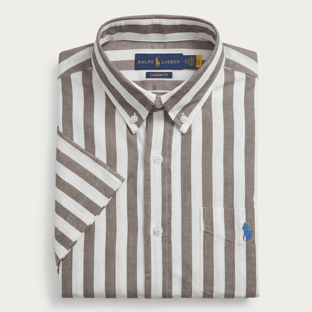 Ralph Lauren Men's Classic Fit Striped Short-Sleeve Shirt — image 2