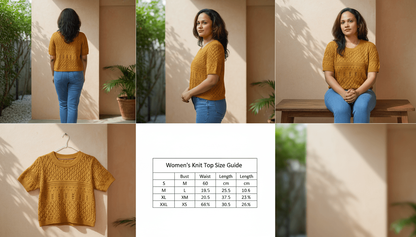Mustard Yellow Pointelle Knit Short Sleeve Top | Boho Summer Sweater — image 2