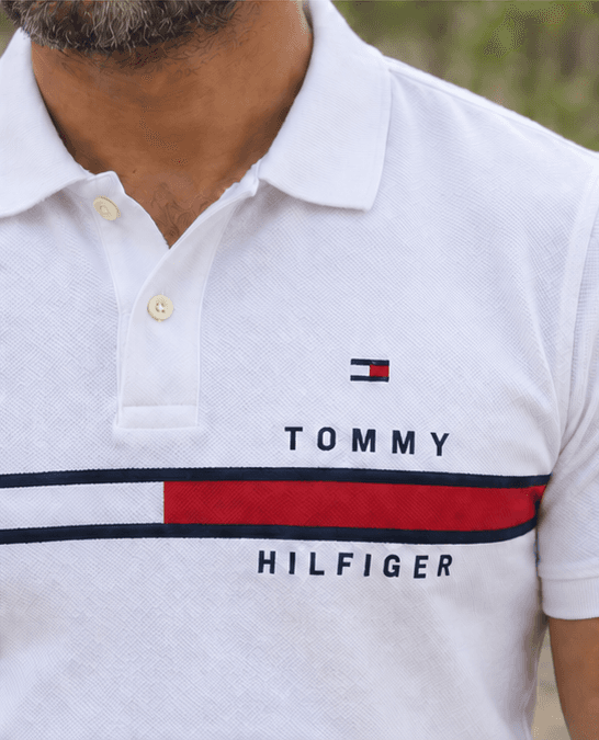Tommy Hilfiger Men's Colorblock Logo Polo Shirt | Classic Fit — image 3