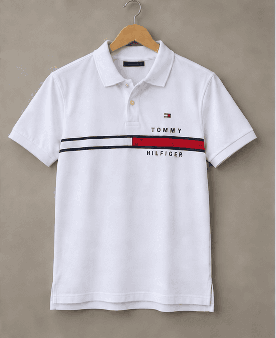 Tommy Hilfiger Men's Colorblock Logo Polo Shirt | Classic Fit — image 4