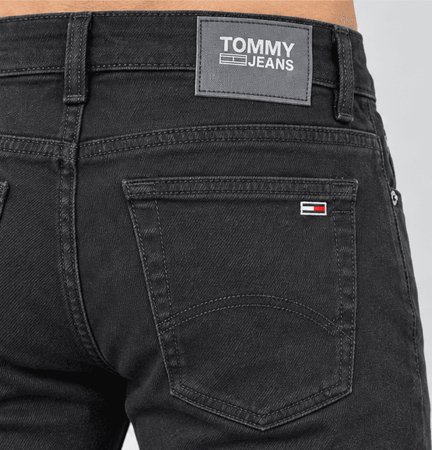 Tommy Hilfiger Men's Slim Fit Washed Black Jeans — image 4