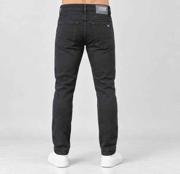 Tommy Hilfiger Men's Slim Fit Washed Black Jeans — image 3