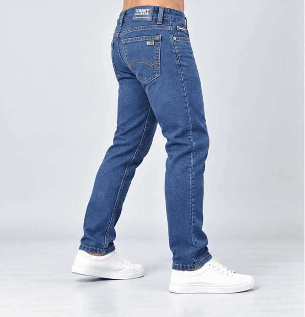 Tommy Hilfiger Men's Steve Slim Fit Jeans - Classic Blue Denim — image 3