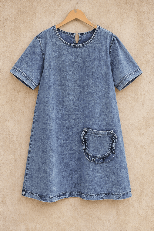 Women's Blue Denim Midi Dress Sri Lanka — image 3