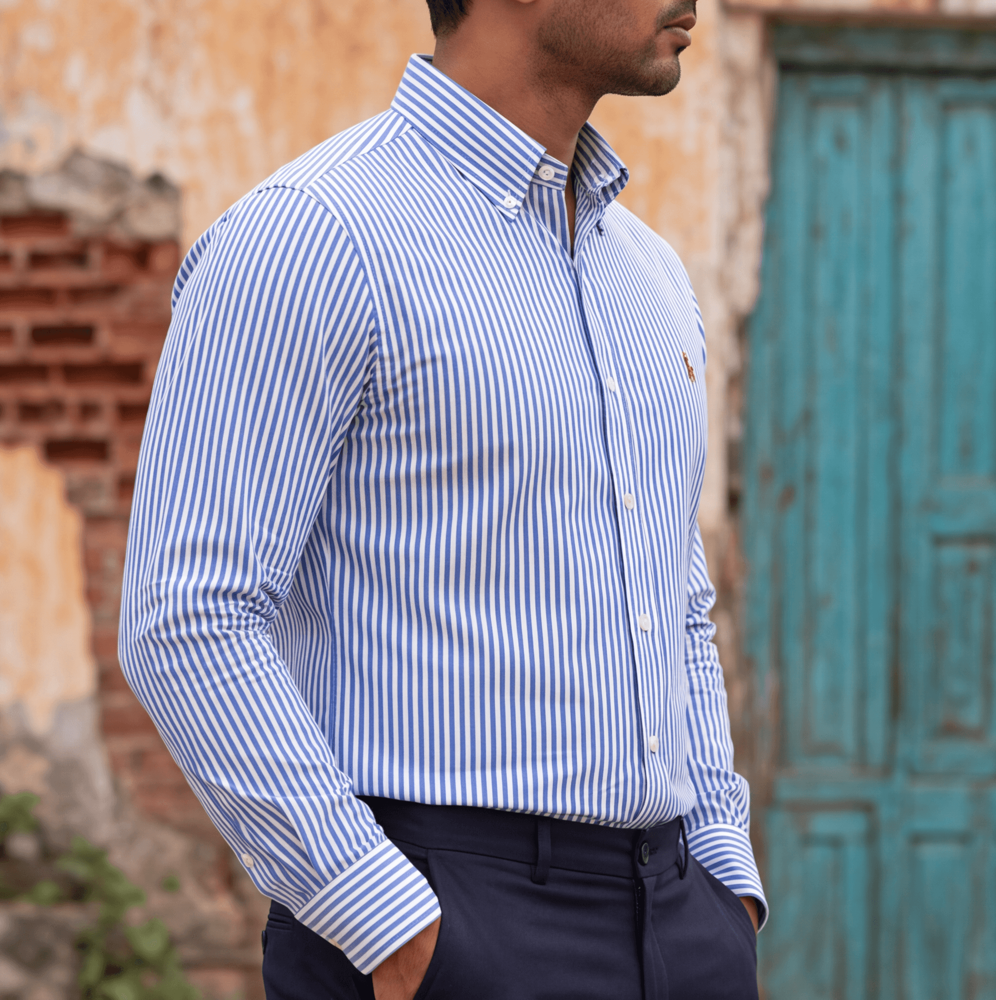 Ralph Lauren Blue Stripe Shirt Sri Lanka — image 3