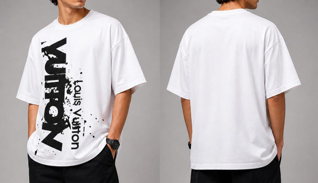 Men's Louis Vuitton Oversized T-Shirt | Indigo Series Sri Lanka