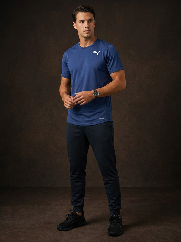 Puma Men's DRYCELL Performance Training T-Shirt | Athletic Gym Tee — Editorial catalog photo aligned to brand reference styling; primary product image for search and accessibility.