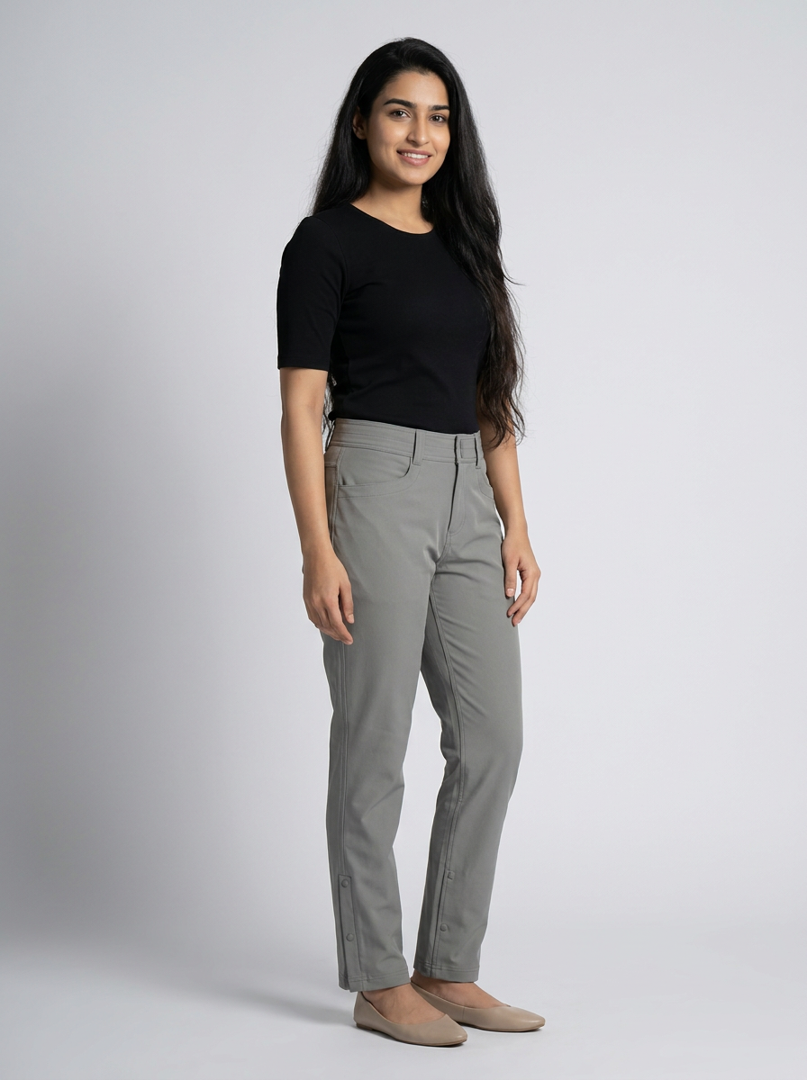 Eddie Bauer Women's Grey Technical Stretch Travel Pants — image 1