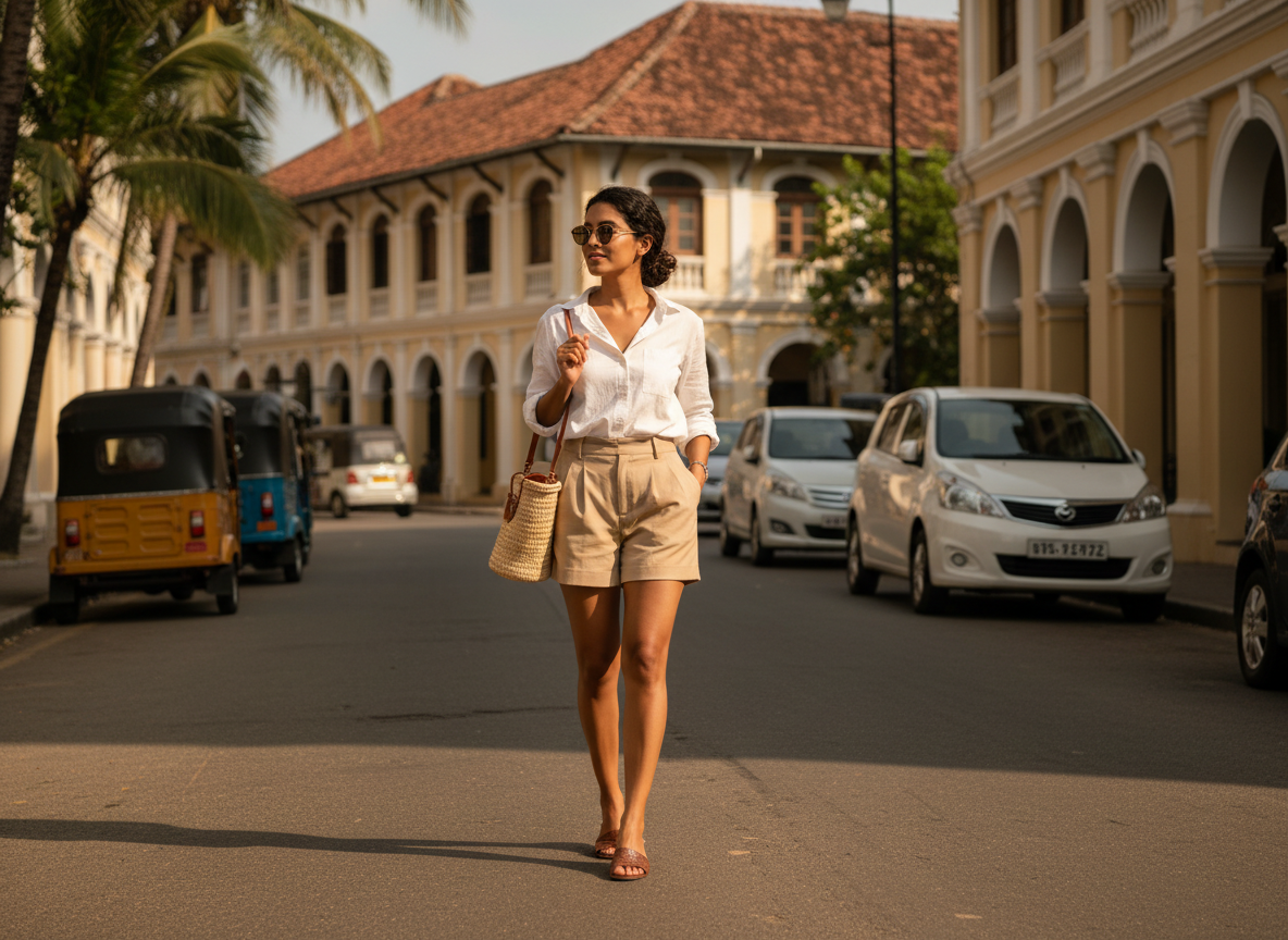 styling shorts women in Sri Lanka