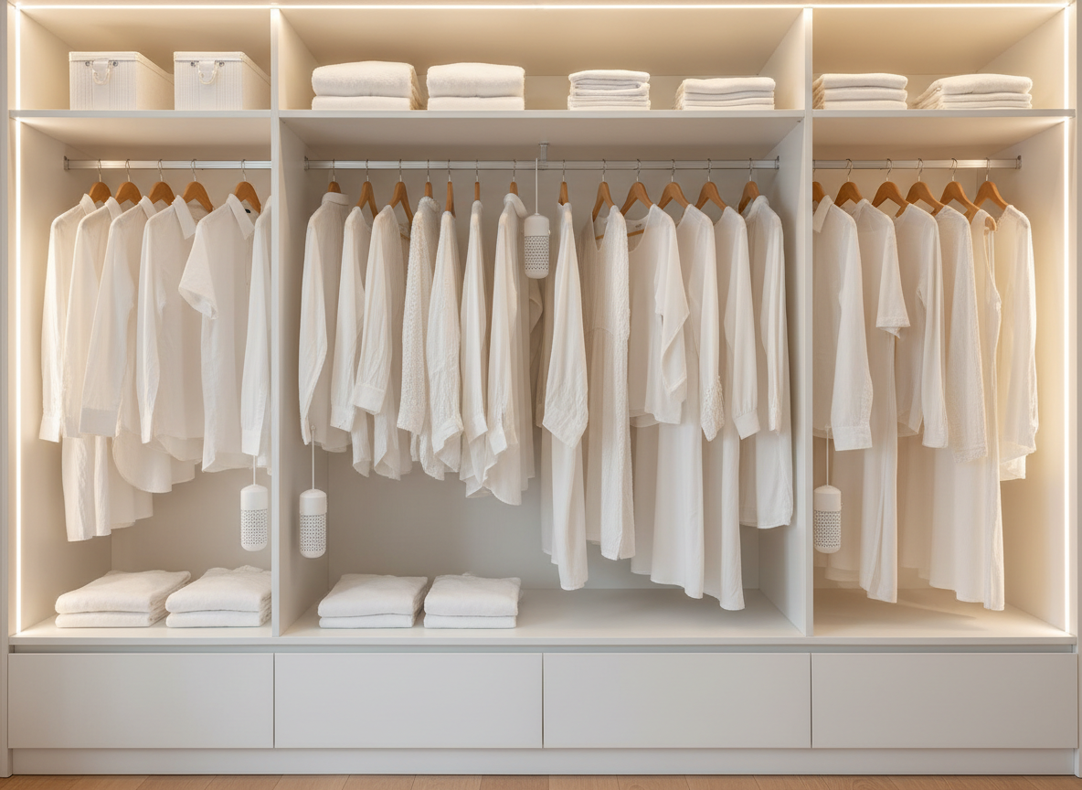 prevent yellowing clothes in storage